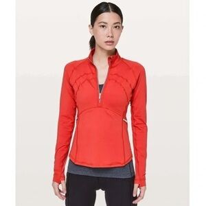 Lululemon Front Of The Pack 1/2 Zip Aries Red
Luxtreme Run Long Sleeve